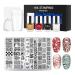 Shop Hislaves 1 Nail Plate DIY - Premium Steel Nail Stamping Set for Flawless Designs | International Shipping Available - Buy Online on GoSupps.com
