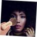 FRCOLOR Makeup Wood Handle Brush Record Cleaning Brush Face Blending Fluffy Makeup Face Makeup Make up Foundation Makeup Brush Concealers Highlighter Miss Mix Metal - Buy Online on GoSupps.com