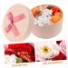 PRETYZOOM 1 Box Preserved Flower Decoration Wedding Favors Christmas Decor Fake Soap Flower Faux Christmas Centerpieces Ornament Party Soap Flower Indoor Artificial Flower 16.2X16.2X8.2CM Orange - Buy Online on GoSupps.com