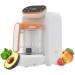 Quook 5-in-1 Baby Food Maker by Quark- Easy-to-Use Baby Food Processor - Baby Bottle Warmer Steamer Blender and Food Processor - Self Cleaning Sterilizing & Dishwasher Safe - Baby-Safe Materials