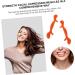 SOESFOUFU Facial Lifting Device Orthotics Smiling Maker -lift Exerciser Mouth Slimmer Shaper Cosmetology Kit Silicone Slimmer Facial Exerciser Smiling Training Brace Lip Man Neck Silica Gel 11.5X2.5cm Orange - Buy Online on GoSupps.com