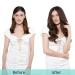 Doores Clip-In Extensions | 20 Inch Chocolate Brown Real Hair - 7 Piece 120g Remy Human Hair Extensions for Thick Natural Look - Buy Online on GoSupps.com