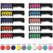 10PCS Hair Chalk Comb for Girls - Non-Toxic & Washable Hair Coloring Kit | Kids Makeup Set for Halloween & Birthdays - Buy Online on GoSupps.com