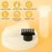 Aster Root Comb Applicator Bottle 2 Pcs 6 Ounce Hair Oiling Applicator Bottle with Gloves Bibs Earmuffs Hoods Bottle Applicator Brush with Graduated Scale for Hair Dye(Black White) - Buy Online on GoSupps.com