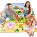 Animal Kingdom Picnic Mat | Waterproof Thickened Crawling Mat for Children | 180x150cm Outdoor Floor Carpet - Buy Online on GoSupps.com