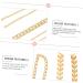 1 Box Nail Art Accessories Nail Decorations Metal Chain for Nail Punk Jewelry Nail Chains for Nail Art Metal Nail Stud Nail Monomer Dish Copper The Chain Decorative Nails - Buy Online on GoSupps.com