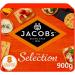 Crackers Selection with Jacob's The Selection 8 Cracker Varieties 900g | Perfect for Sharing On the go Snacks | 8 Different Selection of Delicious Crackers and Biscuits - Buy Online on GoSupps.com