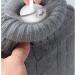 MAIES Hand Warmer & Hot Water Bottle with Knitted Fabric Cover - Large Safe & Cozy Water Bottle Protector for Comfort - Buy Online on GoSupps.com