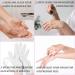 Moisturizing Silicone Spa Gel Gloves for Hand Care | Reusable Sleeping Gloves for Dry Cracked Hands | 2 Pairs - Pink & White - Buy Online on GoSupps.com