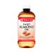 De La Cruz Sweet Almond Oil - Expeller Pressed Almond Oil for Skin and Hair 8 FL. OZ. (236 mL) 8 Fl Oz (Pack of 1)