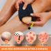 2-Piece MIG4U Exfoliating Soap Bag Set - Bamboo Body Scrubber & Bar Soap Saver Pouch for Shower - Black - Buy Online on GoSupps.com