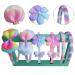 AlamnoFu 6pcs Glitter Toddler Headband Set - Girls Sparkly Hair Bands with Bow, Sequin Flower, Butterfly Designs for Kids - Buy Online on GoSupps.com