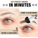 QAOVDS Eyebrow Stamp Stencil Kit - 1 Step Stamping & 10 Reusable Stencils for Perfect, Long-Lasting, Waterproof Dark Brown Eyebrow Makeup - 12 Piece Set - Buy Online on GoSupps.com