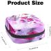 Floral Menstrual Cup & Sanitary Napkin Storage Bag - Roses & Butterfly Design | Portable Menstruation Pads Pouch for Girls & Women (Color 2) - Buy Online on GoSupps.com