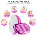 Crystal Hair Eraser: Upgraded Painless Exfoliation Hair Remover for Women and Men - Reusable & Washable (Rose) - Buy Online on GoSupps.com
