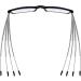 Read Optics Folding Reading Glasses - Blue Light Blocking UV Readers for Computer & Screen | Pocket Case Travel Ready - Anti-Glare for Men & Women +1 to 3.5  - Buy Online on GoSupps.com
