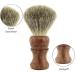 JAG Shaving Razor Brush - Elegant Sustainable Wooden Handle for Perfect Shaving - Ideal Match for Your Razor Planer - Buy Online on GoSupps.com