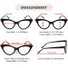 Eyekepper 5 Pack Fashion Cat Eye Reading Glasses for Women - Stylish Large Square Lenses & Spring Hinges +1.25 Strength - Buy Online on GoSupps.com