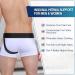 Hernia Belt for Men & Women - Inguinal Support with Removable Pads | Best Black Medium Compression Solution - Buy Online on GoSupps.com