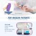 YOUSHARES Small EVA Insulin Cooler Travel Case - Diabetic Medication Cooling Bag with Ice Pack (Purple) - Buy Online on GoSupps.com