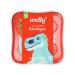 Welly Bandages | Adhesive Flexible Fabric Bravery Badges | Assorted Shapes for Minor Cuts Scrapes and Wounds | Colorful and Fun First Aid Tin | Dinosaur Patterns - 48 Count
