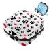 Women's binding-up bags Dog paw Red Hearts Pattern Women Bind bag Tampon storage bag Zezenb cken Menstrual Betting bags Multi07