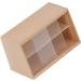 Dollhouse Cake Cabinet Perfect Match Fine Polishing Makeover Mini Bakery Cabinet Great DIY Crafts to Think About Wood Color - Buy Online on GoSupps.com