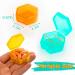 Small Pill Organizer - 7 Day Travel Pill Box BPA Free Mini Medicine Storage - Compact & Portable for Travel Pocket & Purse - Rainbow Colors - Buy Online on GoSupps.com