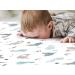GRSSDER Stretchy Ultra Soft Jersey Knit Fitted Pack n Play Sheets Set 2 Pack  Portable/Mini Cribs Sheets  Happy Dinosaurs for Girls and Boys Blue - Buy Online on GoSupps.com