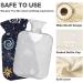 Galaxy Hot Water Bottle with Cover - 1L BPA Free Small Hot Water Bag for Pain Relief | Ideal for Bed Hands & Feet - Buy Online on GoSupps.com