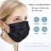 100 Pack Disposable Black Face Masks - Comfortable Ear Loops & Breathable Design - Buy Online on GoSupps.com
