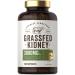 Grass Fed Beef Kidney Supplement | 3000mg | 200 Capsules | Dried & Desiccated | No Artificial Preservatives | by Herbage Farmstead