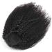 Doren Afro Kinky Curly Ponytail Human Hair 4B 4C Drawsting Wrap Around Ponytail Extensions For Women Clip In Brailian Hair 18inch 18inch Kinky Curly 4B 4C - Buy Online on GoSupps.com