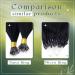 RUNATURE Nano Ring Hair Extensions Black Human Hair Nano Beads Hair Extensions Black Nano Hair Extensions Real Human Hair 22Inch 50 Gram 22" 1.1Nano#1 - Buy Online on GoSupps.com