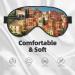 Beautiful Italy Print Soft Eye Mask | Sleep Mask for Men & Women | Travel Comfort & Relaxation - Buy Online on GoSupps.com