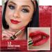 OULAC Metallic Shine Glitter Lipstick Red | Vegan & Cruelty-Free Long Lasting Lip Color - Cherry Bomb (12) - Buy Online on GoSupps.com
