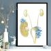 Medical Educational Poster: Urinary System & Tract Nephrology Floral Art - Golden Black 12x18 Inch Modern Canvas Wall Art - Buy Online on GoSupps.com