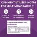 MENOPAUSE FORMULA | Hot Flashes Fatigue and Emotional Balance | Pollen Shatavari Dandelion Saffron and Vitamin B6 | 60 Capsules | Made in France - Buy Online on GoSupps.com