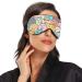 Haskirky Light Blocking Eye Mask for Deep Sleep | Adjustable & Breathable | Ideal for Travel, Yoga, Meditation | Cute Rabbit Doodle Design - Buy Online on GoSupps.com