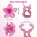 Huiguli Flowers Hair Clip Set - 8 Colorful Non-Slip Hair Accessories for Women | Perfect for Thick & Thin Hair - Buy Online on GoSupps.com