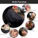 Segbeauty Barber Cape - Professional 55x63 Black Hair Cutting Cape with Adjustable Neck Size & Neck Duster Brush for Stylist - Ideal for Home Use & Salons - Buy Online on GoSupps.com