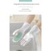 Silicone Dishwashing Gloves Rubber Dishwashing Gloves Magic Dishwashing Gloves Cleaning Brush Cleaning Gloves for Kitchen Bathroom Car Pet Care - Buy Online on GoSupps.com