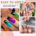 Black White Gel Nail Polish - White Tip Nail Polish/Nail Art Gel Liner/Nail Paint for French Tip Manicure Soak Off UV/LED for Painting Drawing Swirl Nails Home DIY Salon (Black) - Buy Online on GoSupps.com