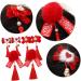 3 Pairs Hanfu fur ball hair clip hair claw clips for girls hair clips for kids flower hair accessories flower headpiece dangle tassel hairpin little girl flower hairpin cloth Baby - Buy Online on GoSupps.com