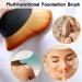 Angled Flat Foundation Brush with Dustproof Cap - Ideal for Tanning, Makeup & Contouring - Buy Online on GoSupps.com