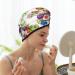 Birds & Flowers Microfiber Hair Towel - Soft Super Absorbent Coral Velvet Wrap for Long Curly Thick Hair | Quick Dry Hair Cap for Women - Buy Online on GoSupps.com