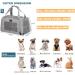 PetSfit Foldable Pet Transport Box - Portable Dog & Cat Carrying Bag with Expandable Bed | Travel-Friendly & Durable Gray Bag for Small Dogs & Cats - Buy Online on GoSupps.com
