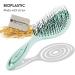 CHIARA AMBRA Bio Friendly Detangling Brush - Vegan Turquoise Vent Hairbrush for Thick & Curly Hair - Buy Online on GoSupps.com