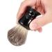 Pure roof hair rasis brush professional men's beard brush with wooden handle facial cleaning foaming razor brush for salon gifts at home travel