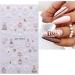 JMEOWIO 3D Embossed Christmas Glitter Nail Art Stickers Decals Self-Adhesive 5D Snowflake Xmas Winter Holiday Gold Nail Supplies Nail Art Design Decoration Accessories 4 Sheets - Buy Online on GoSupps.com
